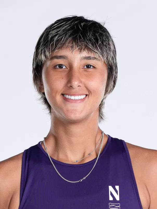September 27, 2024, Evanston, IL: Members of the Northwestern Women’s Tennis team pose for photos as part of Internal Media Days at Combe Tennis Center in Evanston, IL on Friday, September 27, 2024. (Photo by Ryan Kuttler/Northwestern Athletics)