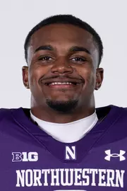 July 24, 2024, Evanston, IL: Members of the Northwestern Football team pose for photos as part of Internal Media Days at Walter Athletics Center in Evanston, IL on Wednesday, July 24, 2024. (Photo by Ryan Kuttler/Northwestern Athletics)