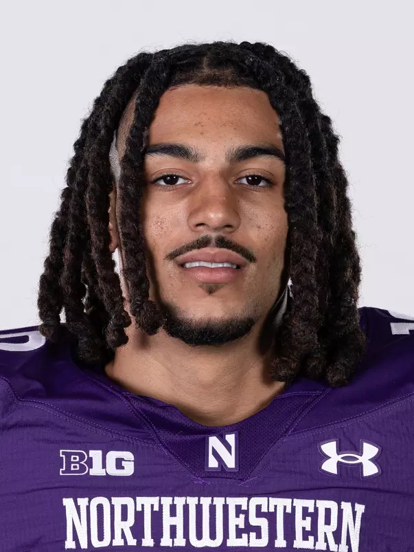 July 25, 2024, Evanston, IL: Members of the Northwestern Football team pose for photos as part of Internal Media Days at Walter Athletics Center in Evanston, IL on Thursday, July 25, 2024. (Photo by Griffin Quinn/Northwestern Athletics)