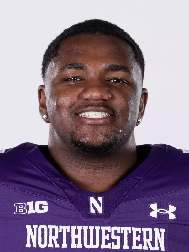 July 25, 2024, Evanston, IL: Members of the Northwestern Football team pose for photos as part of Internal Media Days at Walter Athletics Center in Evanston, IL on Thursday, July 25, 2024. (Photo by Griffin Quinn/Northwestern Athletics)