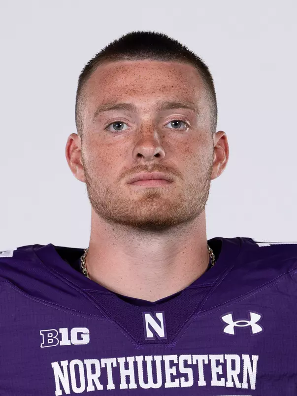 July 24, 2024, Evanston, IL: Members of the Northwestern Football team pose for photos as part of Internal Media Days at Walter Athletics Center in Evanston, IL on Wednesday, July 24, 2024. (Photo by Ryan Kuttler/Northwestern Athletics)