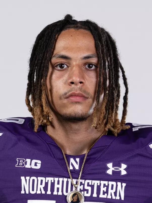 July 23, 2024, Evanston, IL: Members of the Northwestern Football team pose for photos as part of Internal Media Days at Walter Athletics Center in Evanston, IL on Tuesday, July 23, 2024. (Photo by Ryan Kuttler/Northwestern Athletics)