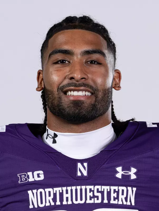 July 23, 2024, Evanston, IL: Members of the Northwestern Football team pose for photos as part of Internal Media Days at Walter Athletics Center in Evanston, IL on Tuesday, July 23, 2024. (Photo by Ryan Kuttler/Northwestern Athletics)
