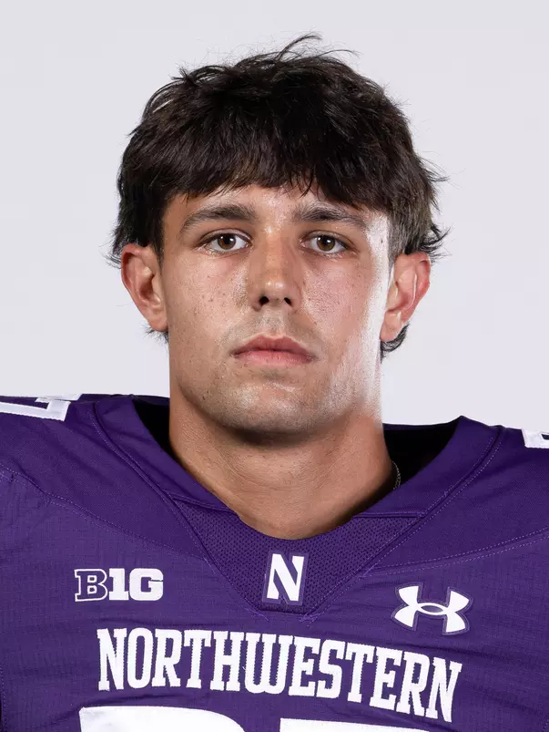 July 23, 2024, Evanston, IL: Members of the Northwestern Football team pose for photos as part of Internal Media Days at Walter Athletics Center in Evanston, IL on Tuesday, July 23, 2024. (Photo by Ryan Kuttler/Northwestern Athletics)