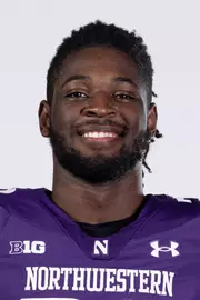 July 23, 2024, Evanston, IL: Members of the Northwestern Football team pose for photos as part of Internal Media Days at Walter Athletics Center in Evanston, IL on Tuesday, July 23, 2024. (Photo by Ryan Kuttler/Northwestern Athletics)