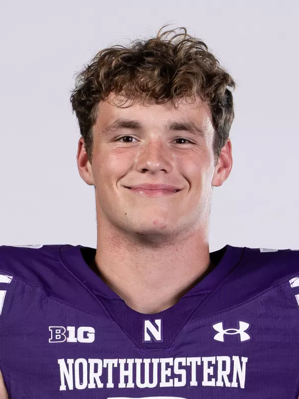 July 23, 2024, Evanston, IL: Members of the Northwestern Football team pose for photos as part of Internal Media Days at Walter Athletics Center in Evanston, IL on Tuesday, July 23, 2024. (Photo by Ryan Kuttler/Northwestern Athletics)