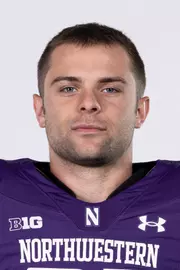 July 24, 2024, Evanston, IL: Members of the Northwestern Football team pose for photos as part of Internal Media Days at Walter Athletics Center in Evanston, IL on Wednesday, July 24, 2024. (Photo by Mary Grace Grabill/Northwestern Athletics)