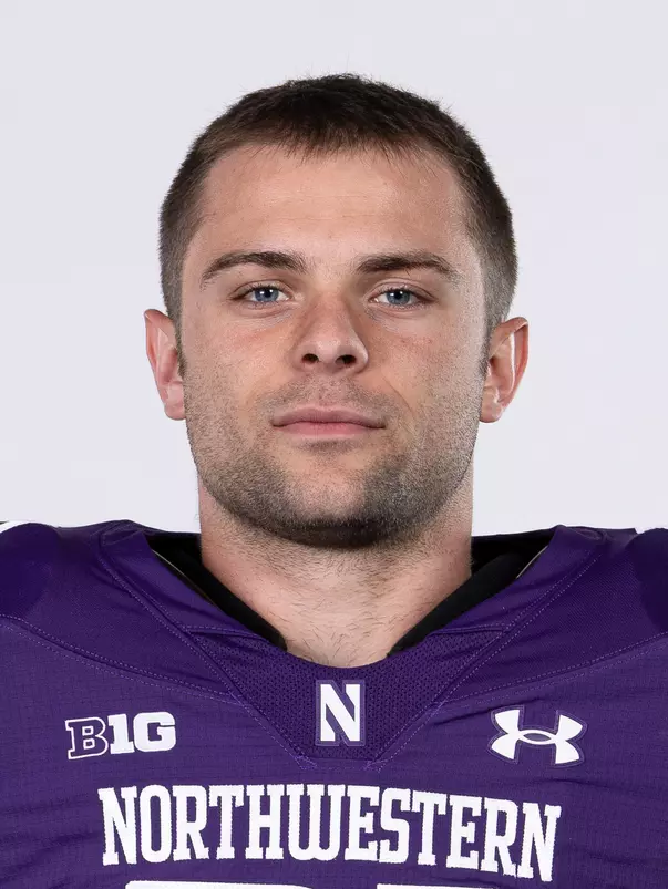 July 24, 2024, Evanston, IL: Members of the Northwestern Football team pose for photos as part of Internal Media Days at Walter Athletics Center in Evanston, IL on Wednesday, July 24, 2024. (Photo by Mary Grace Grabill/Northwestern Athletics)