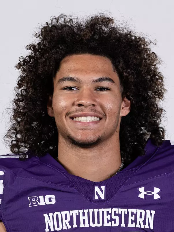 July 23, 2024, Evanston, IL: Members of the Northwestern Football team pose for photos as part of Internal Media Days at Walter Athletics Center in Evanston, IL on Tuesday, July 23, 2024. (Photo by Mary Grace Grabill/Northwestern Athletics)
