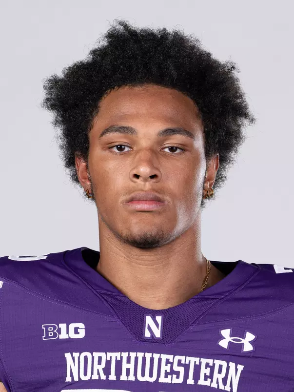 July 23, 2024, Evanston, IL: Members of the Northwestern Football team pose for photos as part of Internal Media Days at Walter Athletics Center in Evanston, IL on Tuesday, July 23, 2024. (Photo by Ryan Kuttler/Northwestern Athletics)