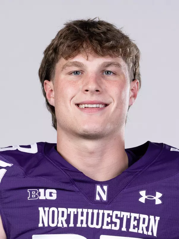 July 23, 2024, Evanston, IL: Members of the Northwestern Football team pose for photos as part of Internal Media Days at Walter Athletics Center in Evanston, IL on Tuesday, July 23, 2024. (Photo by Ryan Kuttler/Northwestern Athletics)