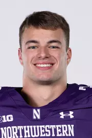 July 24, 2024, Evanston, IL: Members of the Northwestern Football team pose for photos as part of Internal Media Days at Walter Athletics Center in Evanston, IL on Wednesday, July 24, 2024. (Photo by Ryan Kuttler/Northwestern Athletics)