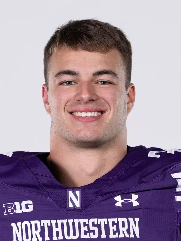 July 24, 2024, Evanston, IL: Members of the Northwestern Football team pose for photos as part of Internal Media Days at Walter Athletics Center in Evanston, IL on Wednesday, July 24, 2024. (Photo by Ryan Kuttler/Northwestern Athletics)