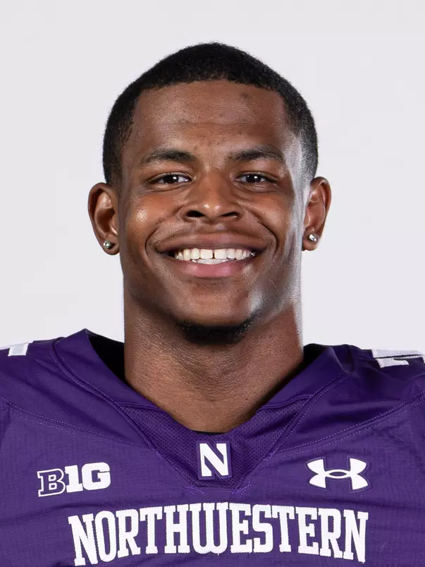 July 23, 2024, Evanston, IL: Members of the Northwestern Football team pose for photos as part of Internal Media Days at Walter Athletics Center in Evanston, IL on Tuesday, July 23, 2024. (Photo by Mary Grace Grabill/Northwestern Athletics)