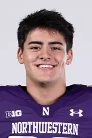 July 23, 2024, Evanston, IL: Members of the Northwestern Football team pose for photos as part of Internal Media Days at Walter Athletics Center in Evanston, IL on Tuesday, July 23, 2024. (Photo by Ryan Kuttler/Northwestern Athletics)
