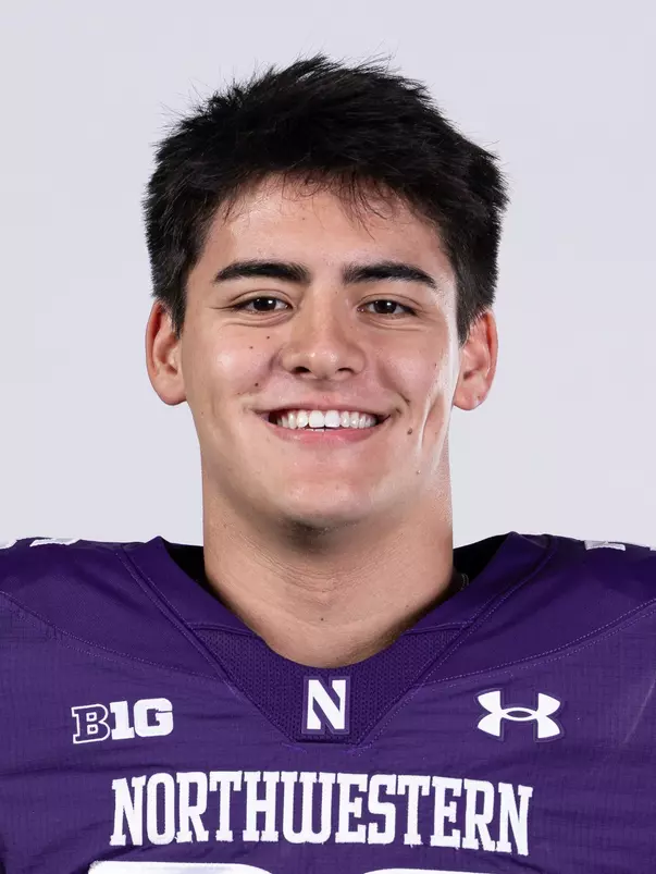July 23, 2024, Evanston, IL: Members of the Northwestern Football team pose for photos as part of Internal Media Days at Walter Athletics Center in Evanston, IL on Tuesday, July 23, 2024. (Photo by Ryan Kuttler/Northwestern Athletics)