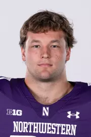 July 25, 2024, Evanston, IL: Members of the Northwestern Football team pose for photos as part of Internal Media Days at Walter Athletics Center in Evanston, IL on Thursday, July 25, 2024. (Photo by Griffin Quinn/Northwestern Athletics)