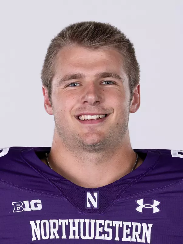 July 25, 2024, Evanston, IL: Members of the Northwestern Football team pose for photos as part of Internal Media Days at Walter Athletics Center in Evanston, IL on Thursday, July 25, 2024. (Photo by Griffin Quinn/Northwestern Athletics)