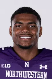 July 25, 2024, Evanston, IL: Members of the Northwestern Football team pose for photos as part of Internal Media Days at Walter Athletics Center in Evanston, IL on Thursday, July 25, 2024. (Photo by Griffin Quinn/Northwestern Athletics)