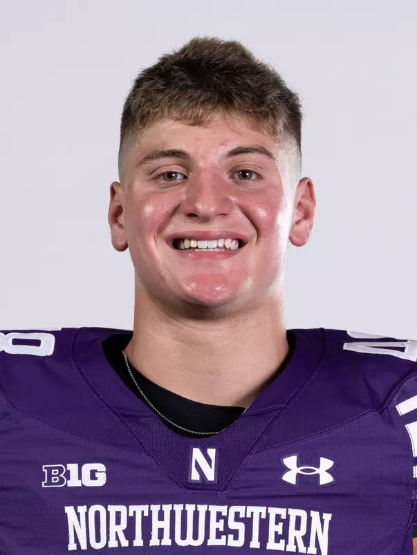 July 23, 2024, Evanston, IL: Members of the Northwestern Football team pose for photos as part of Internal Media Days at Walter Athletics Center in Evanston, IL on Tuesday, July 23, 2024. (Photo by Ryan Kuttler/Northwestern Athletics)