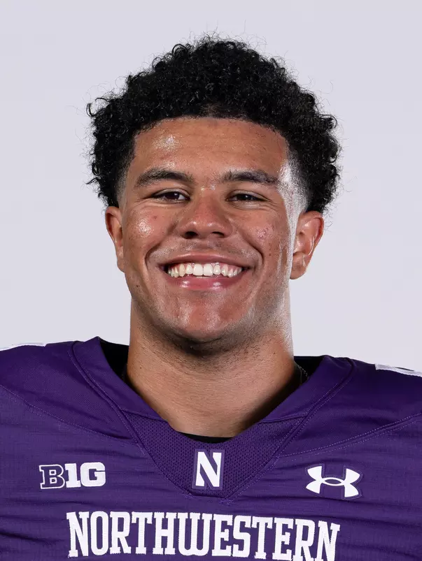 July 23, 2024, Evanston, IL: Members of the Northwestern Football team pose for photos as part of Internal Media Days at Walter Athletics Center in Evanston, IL on Tuesday, July 23, 2024. (Photo by Ryan Kuttler/Northwestern Athletics)