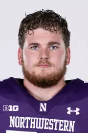 July 24, 2024, Evanston, IL: Members of the Northwestern Football team pose for photos as part of Internal Media Days at Walter Athletics Center in Evanston, IL on Wednesday, July 24, 2024. (Photo by Mary Grace Grabill/Northwestern Athletics)