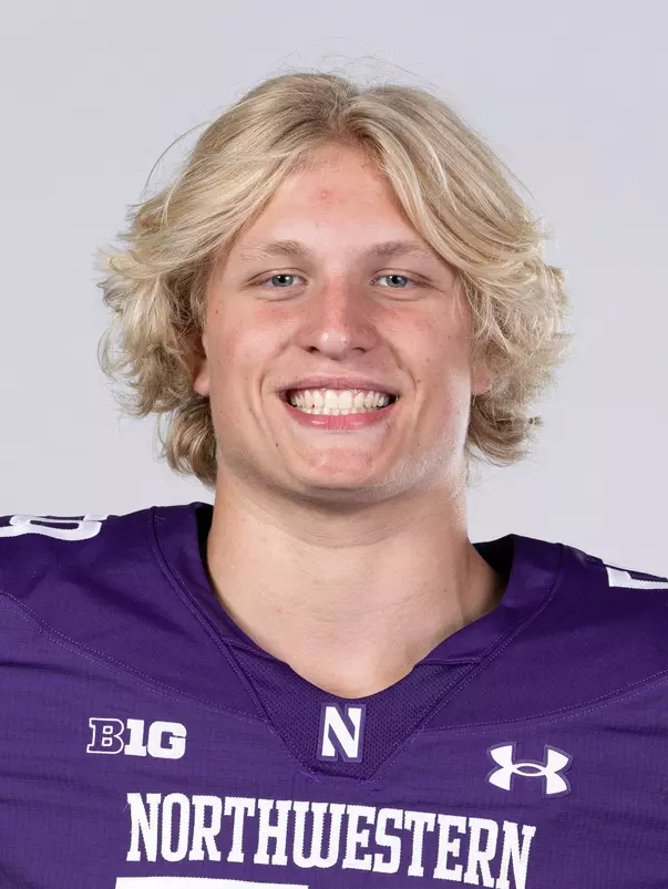 July 23, 2024, Evanston, IL: Members of the Northwestern Football team pose for photos as part of Internal Media Days at Walter Athletics Center in Evanston, IL on Tuesday, July 23, 2024. (Photo by Ryan Kuttler/Northwestern Athletics)