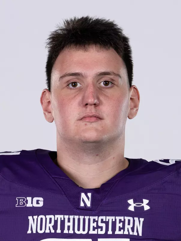 July 24, 2024, Evanston, IL: Members of the Northwestern Football team pose for photos as part of Internal Media Days at Walter Athletics Center in Evanston, IL on Wednesday, July 24, 2024. (Photo by Ryan Kuttler/Northwestern Athletics)