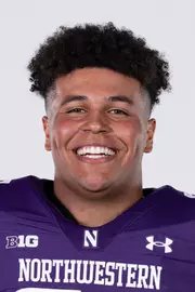 July 24, 2024, Evanston, IL: Members of the Northwestern Football team pose for photos as part of Internal Media Days at Walter Athletics Center in Evanston, IL on Wednesday, July 24, 2024. (Photo by Mary Grace Grabill/Northwestern Athletics)