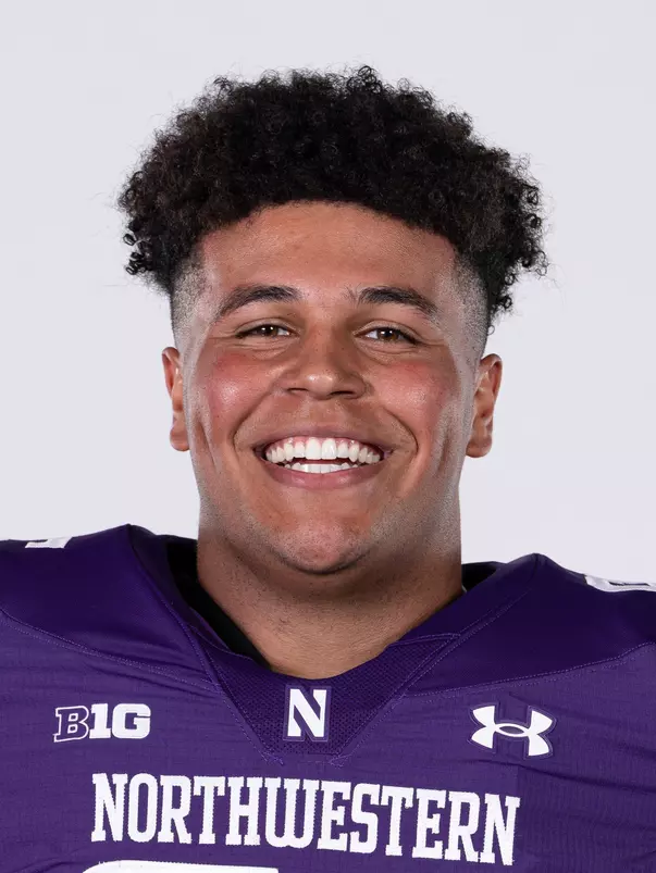 July 24, 2024, Evanston, IL: Members of the Northwestern Football team pose for photos as part of Internal Media Days at Walter Athletics Center in Evanston, IL on Wednesday, July 24, 2024. (Photo by Mary Grace Grabill/Northwestern Athletics)