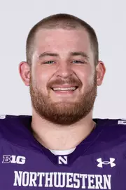 July 24, 2024, Evanston, IL: Members of the Northwestern Football team pose for photos as part of Internal Media Days at Walter Athletics Center in Evanston, IL on Wednesday, July 24, 2024. (Photo by Mary Grace Grabill/Northwestern Athletics)