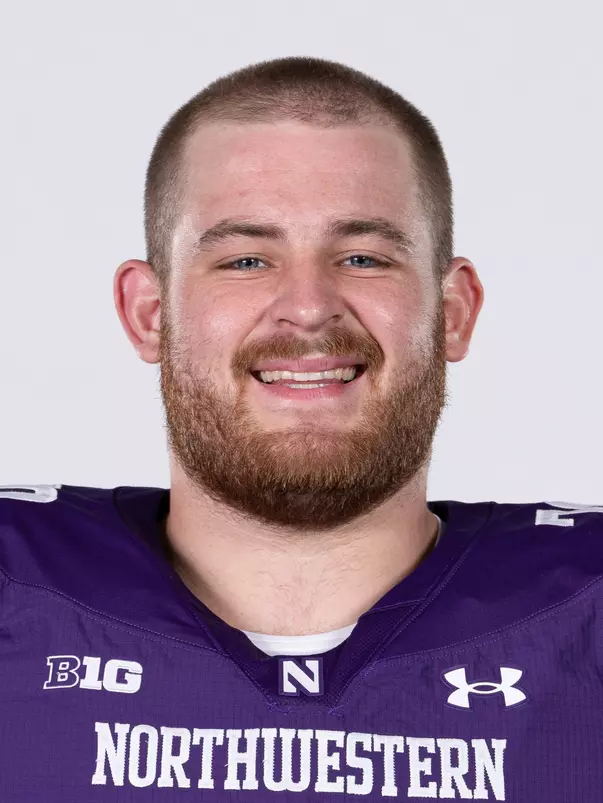 July 24, 2024, Evanston, IL: Members of the Northwestern Football team pose for photos as part of Internal Media Days at Walter Athletics Center in Evanston, IL on Wednesday, July 24, 2024. (Photo by Mary Grace Grabill/Northwestern Athletics)