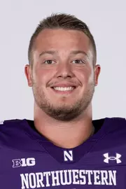 July 24, 2024, Evanston, IL: Members of the Northwestern Football team pose for photos as part of Internal Media Days at Walter Athletics Center in Evanston, IL on Wednesday, July 24, 2024. (Photo by Ryan Kuttler/Northwestern Athletics)