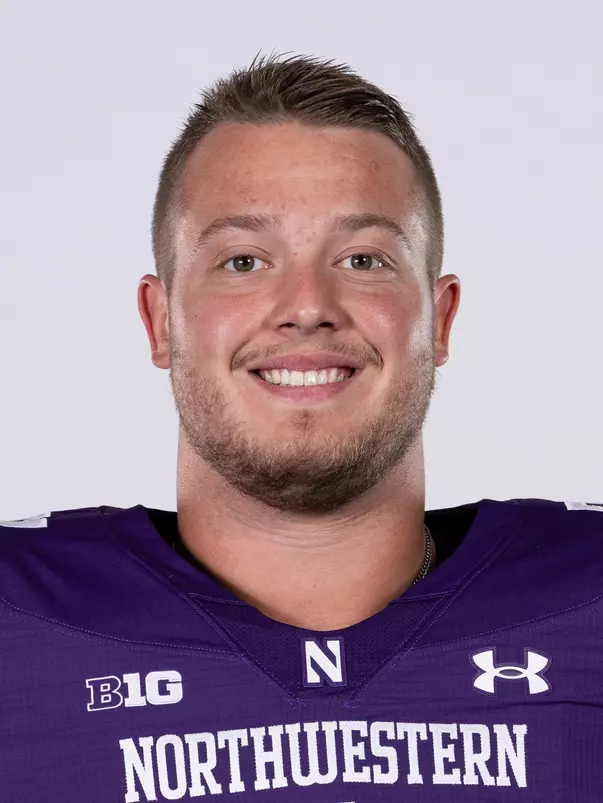 July 24, 2024, Evanston, IL: Members of the Northwestern Football team pose for photos as part of Internal Media Days at Walter Athletics Center in Evanston, IL on Wednesday, July 24, 2024. (Photo by Ryan Kuttler/Northwestern Athletics)