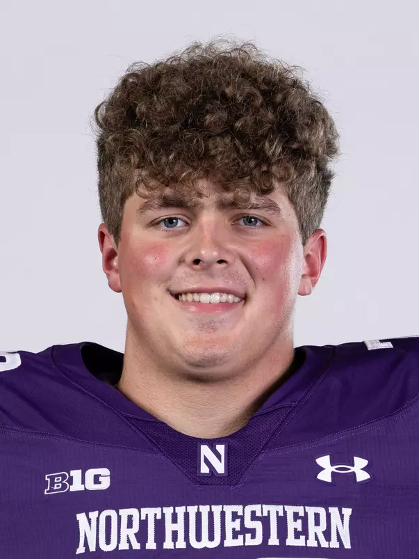 July 23, 2024, Evanston, IL: Members of the Northwestern Football team pose for photos as part of Internal Media Days at Walter Athletics Center in Evanston, IL on Tuesday, July 23, 2024. (Photo by Ryan Kuttler/Northwestern Athletics)