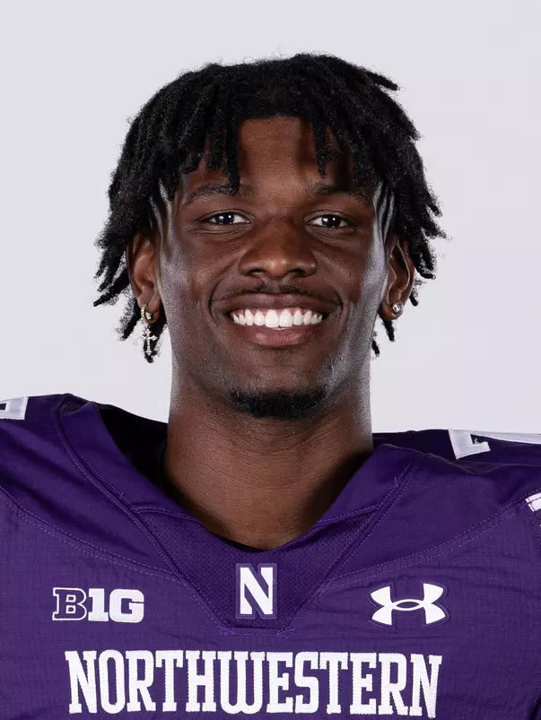 July 25, 2024, Evanston, IL: Members of the Northwestern Football team pose for photos as part of Internal Media Days at Walter Athletics Center in Evanston, IL on Thursday, July 25, 2024. (Photo by Griffin Quinn/Northwestern Athletics)