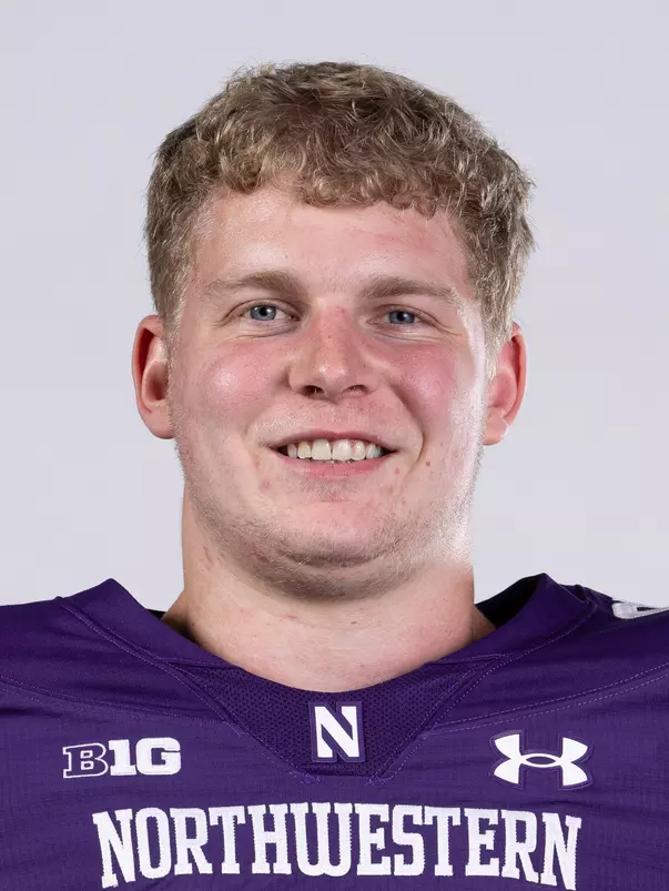 July 23, 2024, Evanston, IL: Members of the Northwestern Football team pose for photos as part of Internal Media Days at Walter Athletics Center in Evanston, IL on Tuesday, July 23, 2024. (Photo by Ryan Kuttler/Northwestern Athletics)