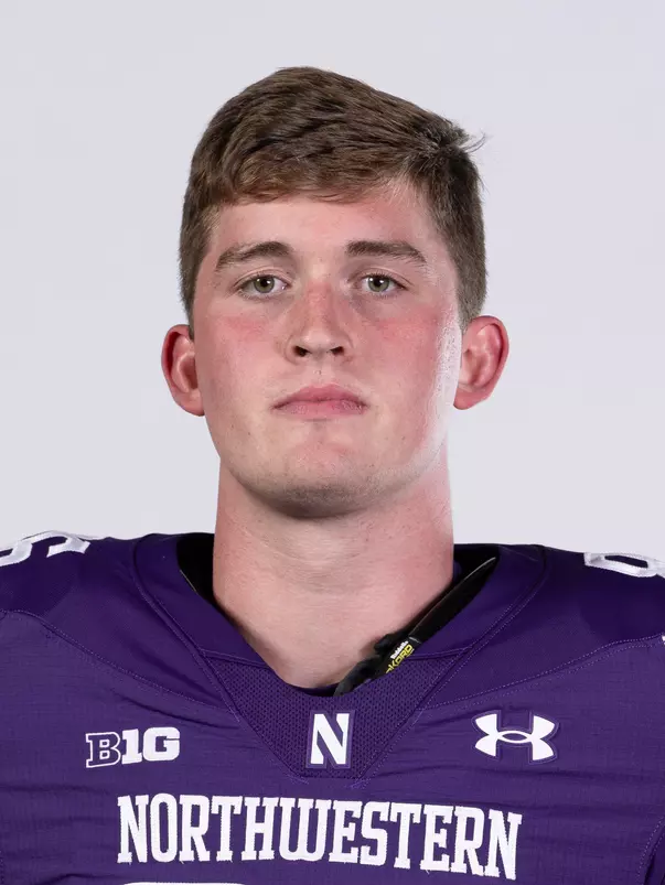 July 23, 2024, Evanston, IL: Members of the Northwestern Football team pose for photos as part of Internal Media Days at Walter Athletics Center in Evanston, IL on Tuesday, July 23, 2024. (Photo by Ryan Kuttler/Northwestern Athletics)