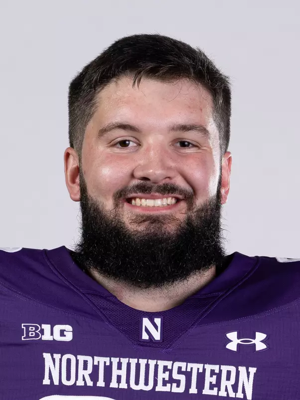 July 23, 2024, Evanston, IL: Members of the Northwestern Football team pose for photos as part of Internal Media Days at Walter Athletics Center in Evanston, IL on Tuesday, July 23, 2024. (Photo by Ryan Kuttler/Northwestern Athletics)