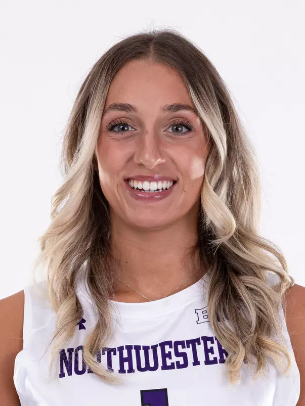 August 13, 2024, Evanston, IL: Members of Northwestern Volleyball pose for photos as part of Internal Media Day at Welsh-Ryan Arena in Evanston, IL on Tuesday, August 13, 2024. (Photo by Ryan Kuttler/Northwestern Athletics)