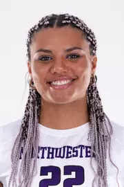 August 13, 2024, Evanston, IL: Members of Northwestern Volleyball pose for photos as part of Internal Media Day at Welsh-Ryan Arena in Evanston, IL on Tuesday, August 13, 2024. (Photo by Ryan Kuttler/Northwestern Athletics)