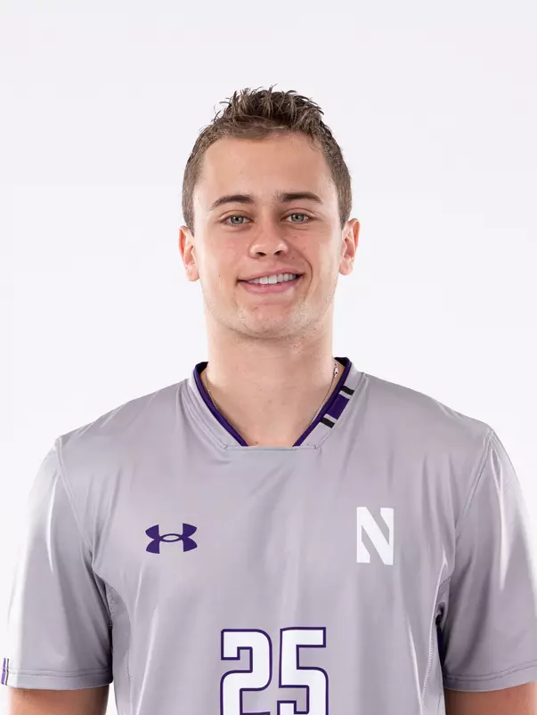 August 2, 2024, Evanston, IL: Members of the Northwestern Men’s Soccer team pose for photos as part of Internal Media Days at Walter Athletics Center in Evanston, IL on Friday, August 2, 2024. (Photo by Ryan Kuttler/Northwestern Athletics)