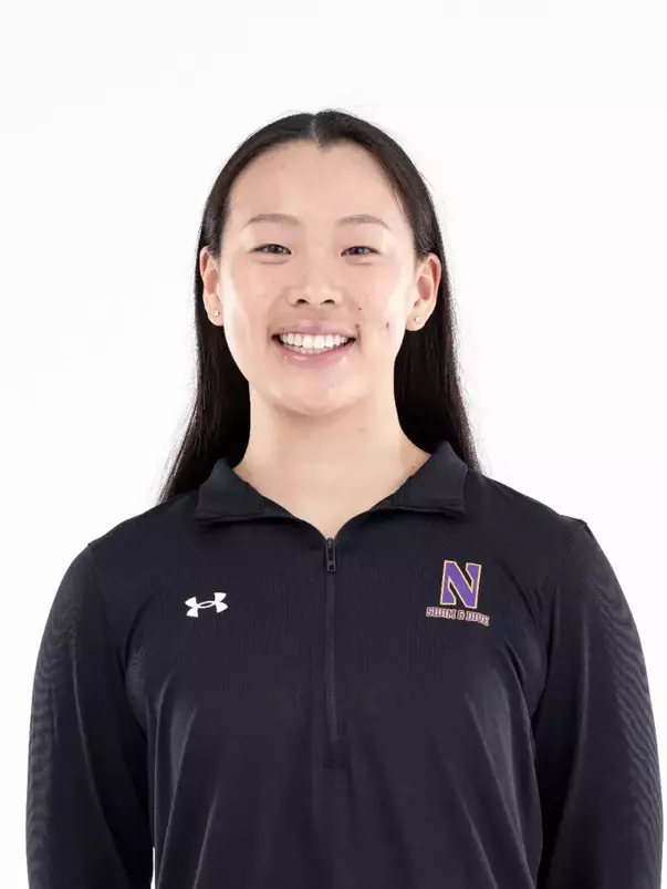 September 12, 2024, Evanston, IL: Members of the Northwestern Swimming and Diving team pose for photos as part of Internal Media Days at Norris Aquatic Center in Evanston, IL on Thursday, September 12, 2024. (Photo by Ryan Kuttler/Northwestern Athletics)