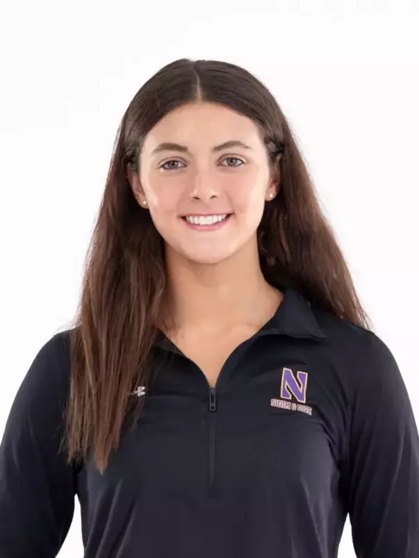 September 12, 2024, Evanston, IL: Members of the Northwestern Swimming and Diving team pose for photos as part of Internal Media Days at Norris Aquatic Center in Evanston, IL on Thursday, September 12, 2024. (Photo by Ryan Kuttler/Northwestern Athletics)