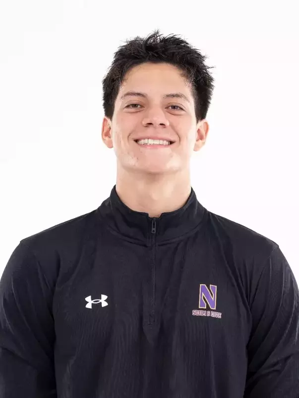 September 12, 2024, Evanston, IL: Members of the Northwestern Swimming and Diving team pose for photos as part of Internal Media Days at Norris Aquatic Center in Evanston, IL on Thursday, September 12, 2024. (Photo by Ryan Kuttler/Northwestern Athletics)
