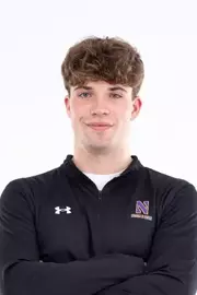 September 12, 2024, Evanston, IL: Members of the Northwestern Swimming and Diving team pose for photos as part of Internal Media Days at Norris Aquatic Center in Evanston, IL on Thursday, September 12, 2024. (Photo by Ryan Kuttler/Northwestern Athletics)