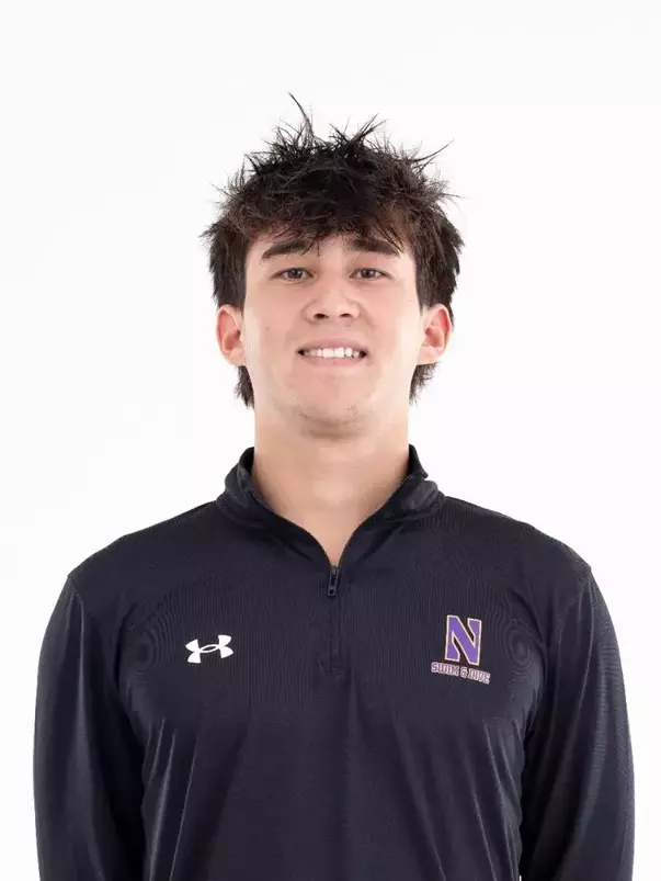 September 12, 2024, Evanston, IL: Members of the Northwestern Swimming and Diving team pose for photos as part of Internal Media Days at Norris Aquatic Center in Evanston, IL on Thursday, September 12, 2024. (Photo by Ryan Kuttler/Northwestern Athletics)