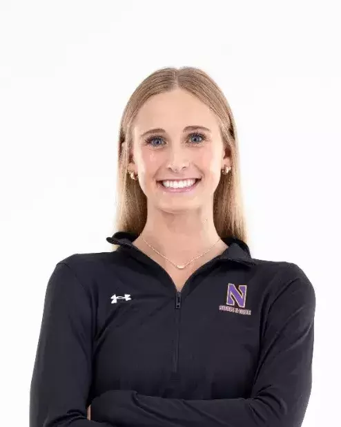September 12, 2024, Evanston, IL: Members of the Northwestern Swimming and Diving team pose for photos as part of Internal Media Days at Norris Aquatic Center in Evanston, IL on Thursday, September 12, 2024. (Photo by Ryan Kuttler/Northwestern Athletics)