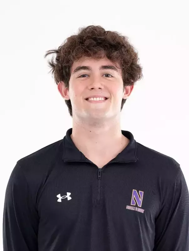 September 12, 2024, Evanston, IL: Members of the Northwestern Swimming and Diving team pose for photos as part of Internal Media Days at Norris Aquatic Center in Evanston, IL on Thursday, September 12, 2024. (Photo by Ryan Kuttler/Northwestern Athletics)