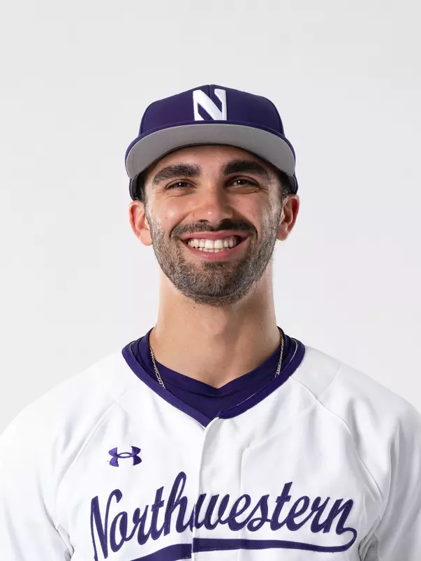 January 7, 2025, Evanston, IL: Members of the Northwestern Baseball team pose for photos as part of Internal Media Days at Walter Athletics Center in Evanston, IL on Tuesday, January 7, 2025. (Photo by Ryan Kuttler/Northwestern Athletics)